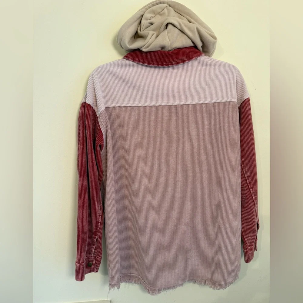 Dokotoo Corduroy Hooded Shacket *EXCELLENT USED CONDITION* - Picture 11 of 12